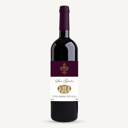 Sor Giulio Rosso (Blend – Corvina, Corvinone, Croatina)